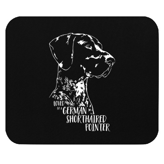 Loved by a German Shorthaired Pointer dog mom Mouse Pads