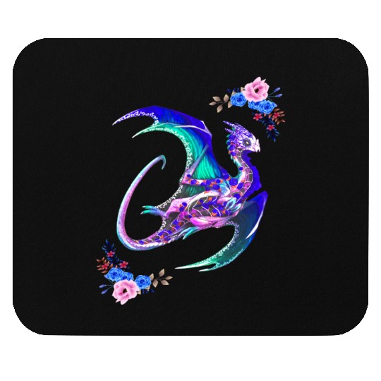 Day Of The Dead Sugar Skull Dragon Mouse Pads