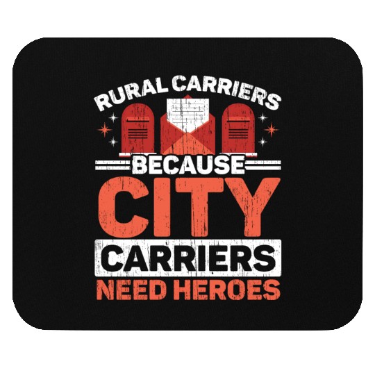 Postal Worker Mailman Delivery Mail Escort Mouse Pads