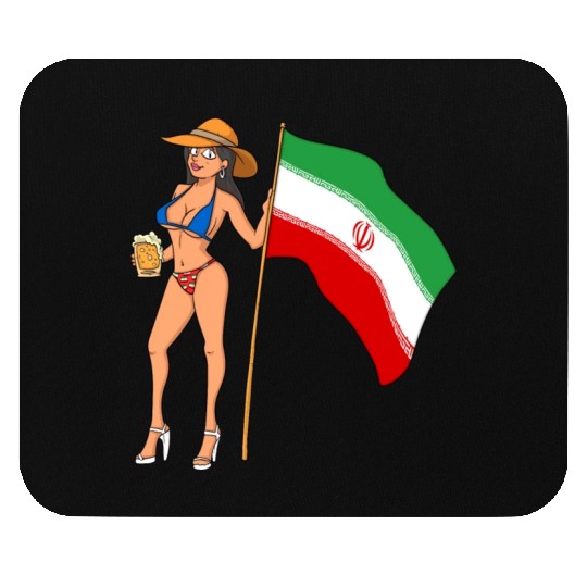 Hot Fan Girl Iran Mouse Pads