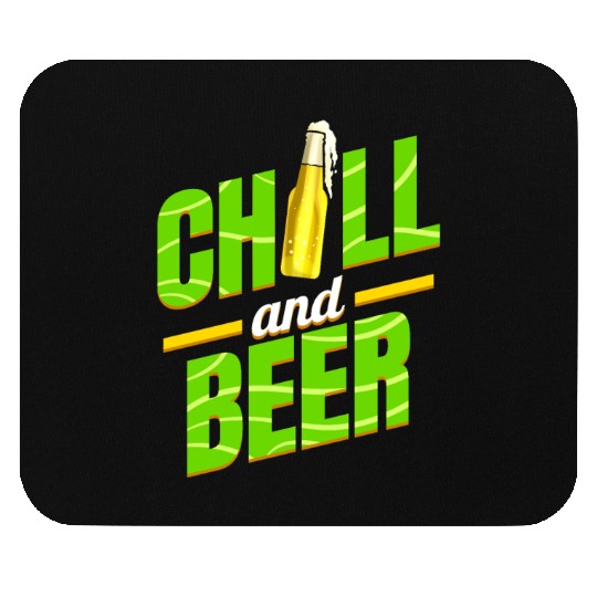 Chill And Beer On St Patricks Day Mouse Pads