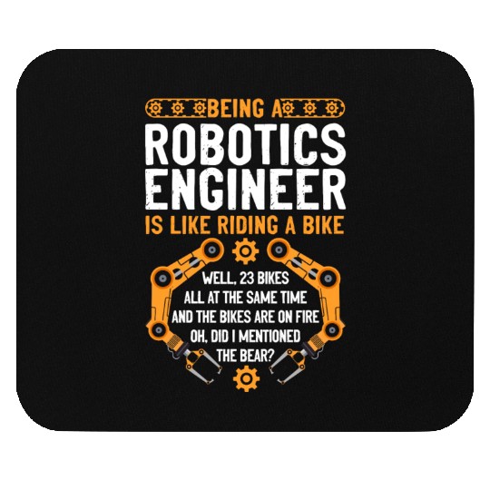 Robot Robotics Engineer Vintage Mouse Pads