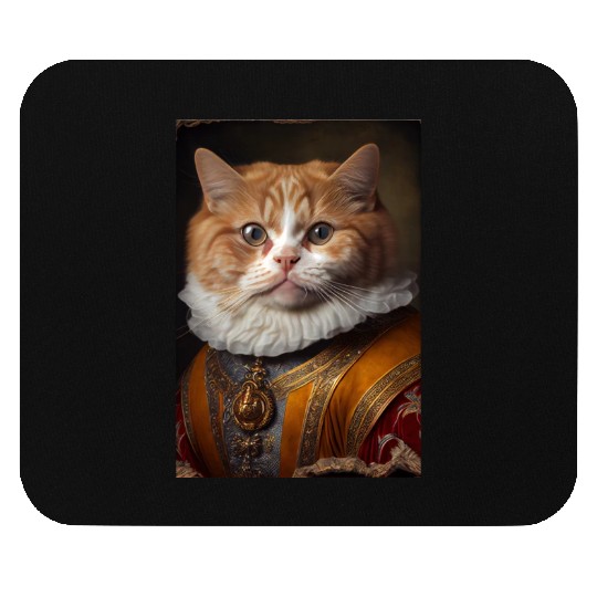 Munchkin Cat Breed Portrait Royal Renaissance Anim Mouse Pads