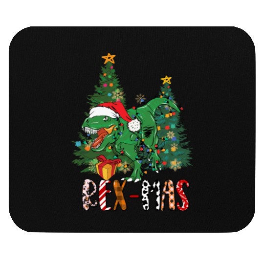 Dino dinosaur T-rex Trex Tyrannosaurus Xmas Mouse Pads