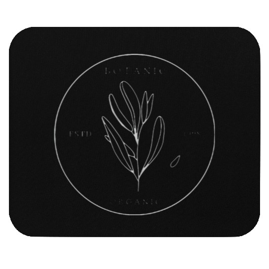 Botanic Organic Clothing Shop – Leaf Circle Mouse Pads