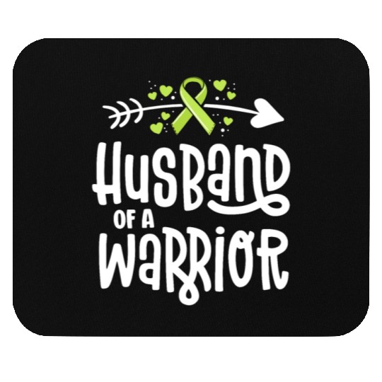 Husband Of A Warrior Lymphoma Cancer Awareness Mouse Pads