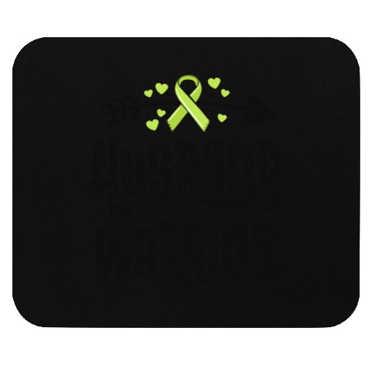Husband Of A Warrior Lymphoma Cancer Awareness Mouse Pads