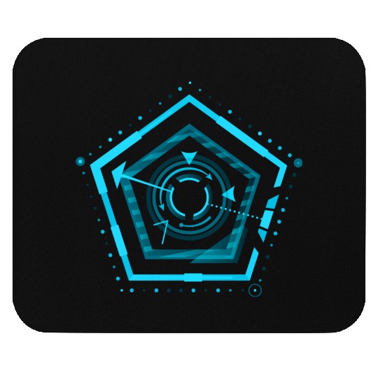 Cyberpunk teleporter 12 Mouse Pads