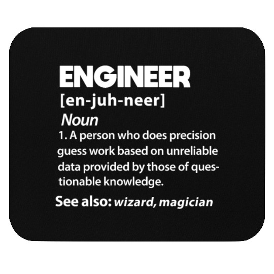 Engineer Definition Mouse Pads