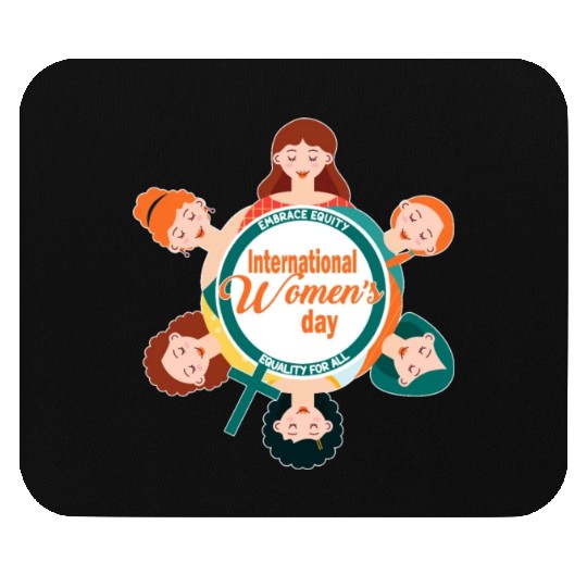 International Women's Day: Equality, Embrace Equit Mouse Pads