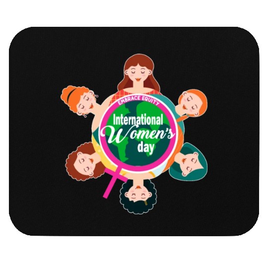 International Women's Day Theme 2023 Embrace Equit Mouse Pads