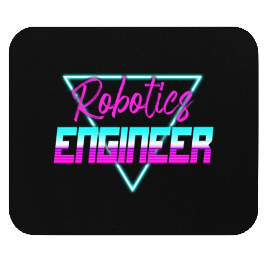 Robot Robotics Engineer Retro Mouse Pads