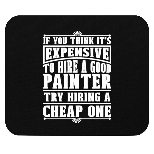 Painter Painting Funny Mouse Pads