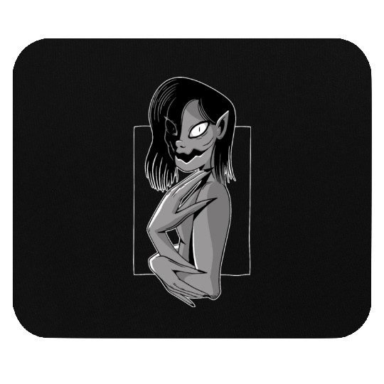 Creepy scary monster looking Creepy scary monster Mouse Pads