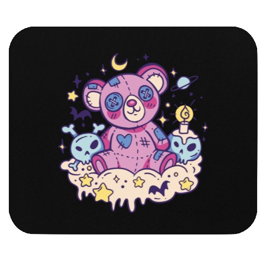 Scary creepy teddy bear Scary creepy teddy bear in Mouse Pads
