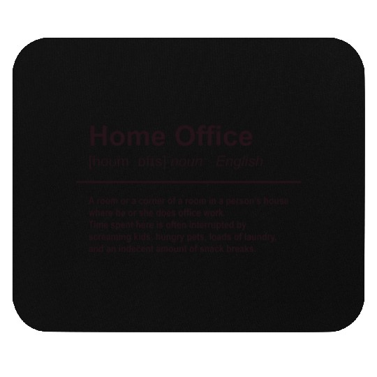 Home Office Funny Definition Mouse Pads