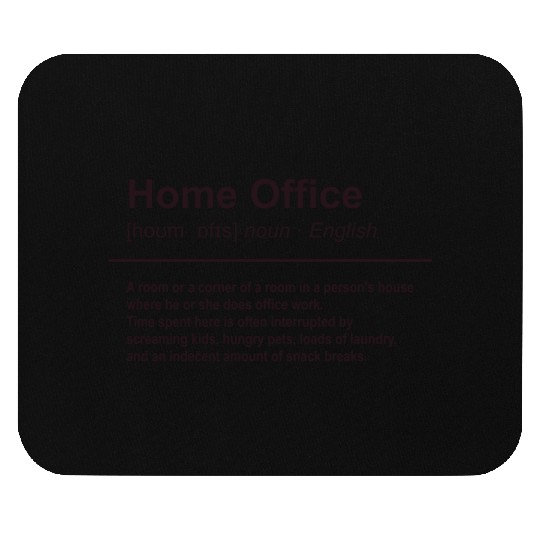 Home Office Funny Definition Mouse Pads