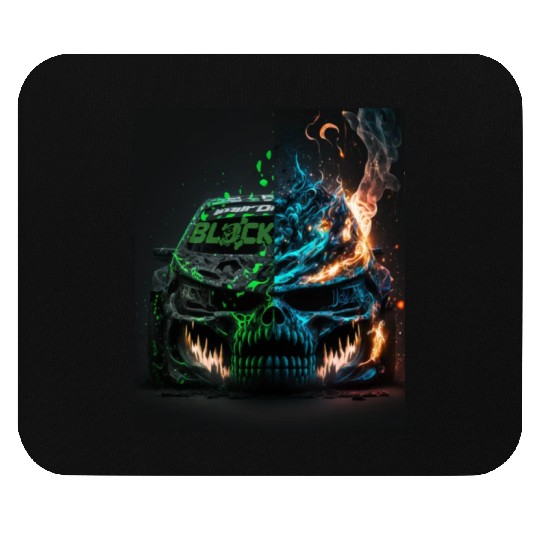 Racing Skulls Ken block Mouse Pads