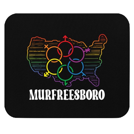 Murfreesboro Pride Month Pride Flag LGBT Community Mouse Pads