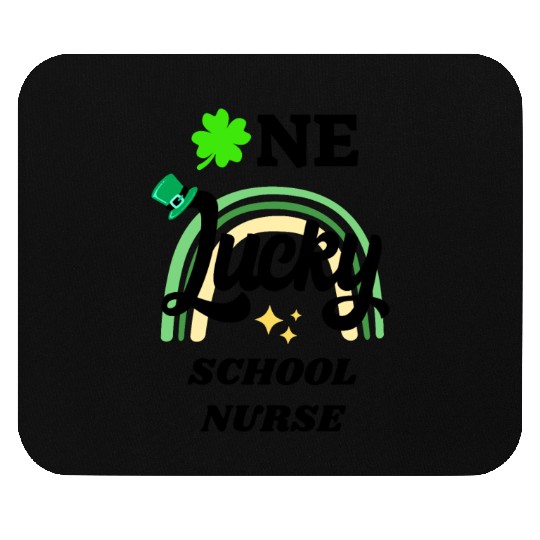 School Nurse, St Patrick's Day Gift Mouse Pads