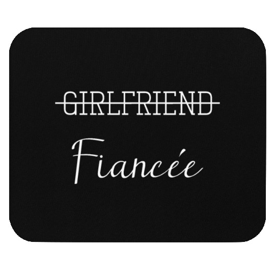 Girlfriend Fiancee Couple Engagement Engaged Mouse Pads