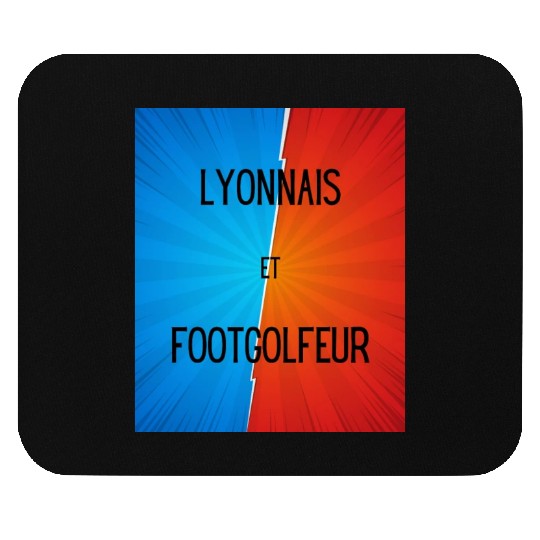 Lyonnais et footgolfeur Mouse Pads