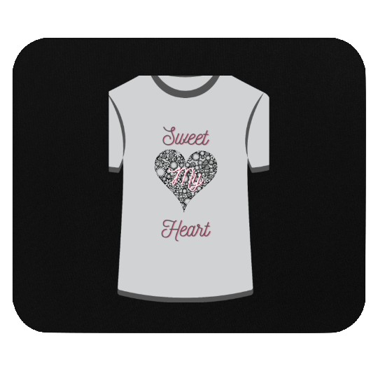 1Black And White Photo Framed Love Themed Movie Po Mouse Pads