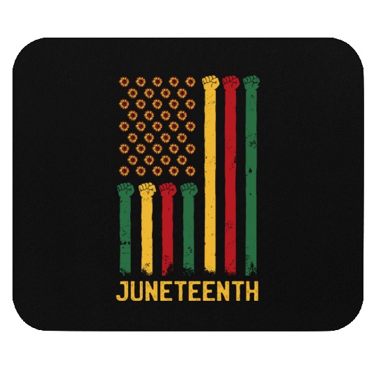 US Flag Juneteenth Mouse Pads