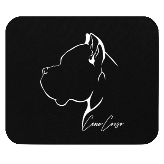 Proud Cane Corso Profile dog mom Mouse Pads