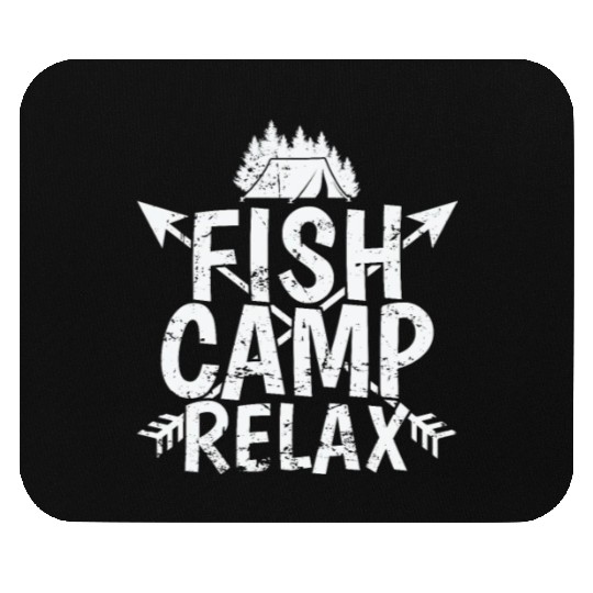 Fish Camp relax Vacation Mountains Campfire Mouse Pads