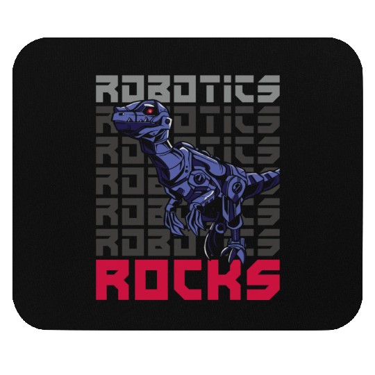 Robot Robotics Engineer T-Rex Mouse Pads