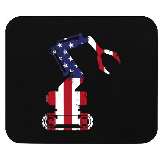 Robot Robotics Engineer American Mouse Pads