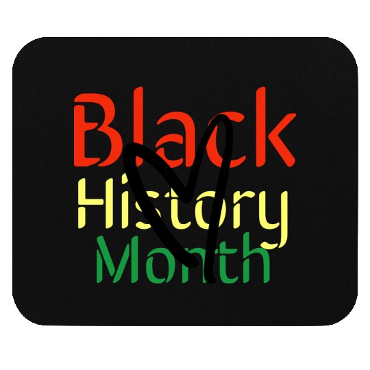 Black history month Mouse Pads