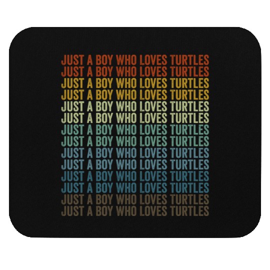 Just A Boy Who Loves Turtles Sea Turtle Lover Mouse Pads