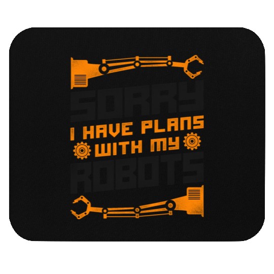 Robot Robotics Engineer Vintage Mouse Pads