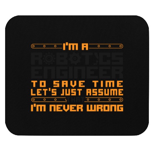 Robot Robotics Engineer Vintage Mouse Pads