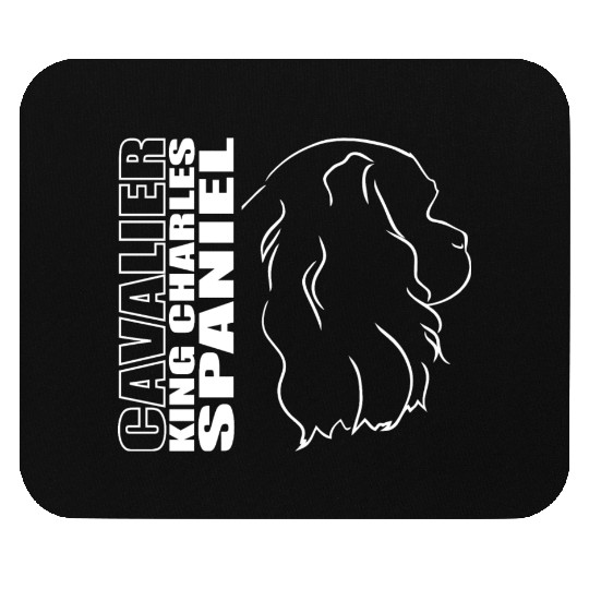 Cavalier King Charles Spaniel Profile dog mom Mouse Pads