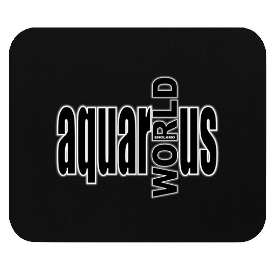 Aquarius WORLD bw Mouse Pads