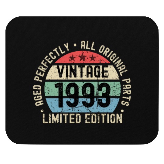 30th Birthday Vintage 1993 Mouse Pads