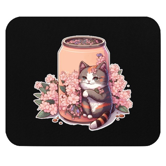 Anime cat Mouse Pads