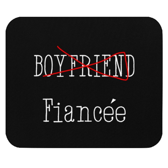 Couple Engagement Engaged Men Funny Fiancee Mouse Pads