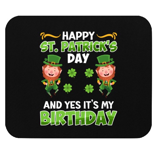 St. Patrick's Day Birthday Mouse Pads