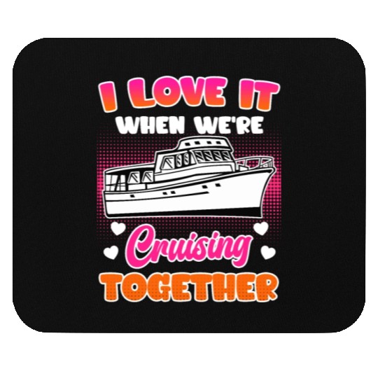 Cruising together cruise ship holiday spring break Mouse Pads