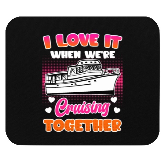 Cruising together cruise ship holiday spring break Mouse Pads
