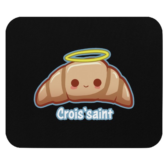 Croissaint - innocent croissant Mouse Pads