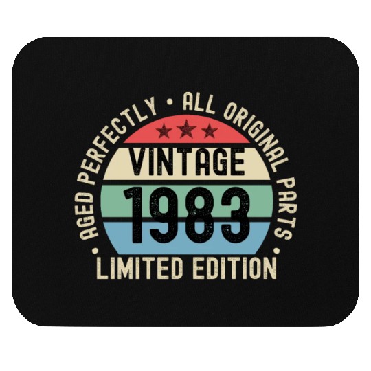 40th Birthday Vintage 1983 Mouse Pads