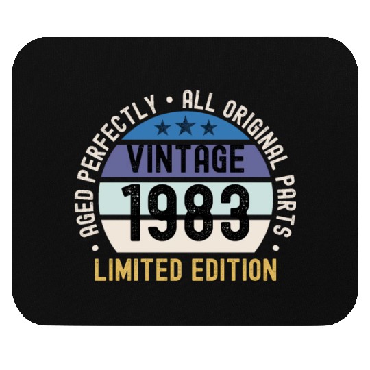 40th Birthday Vintage 1983 Mouse Pads