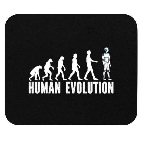 Robotics Robots Evolution Human Evolution Mouse Pads