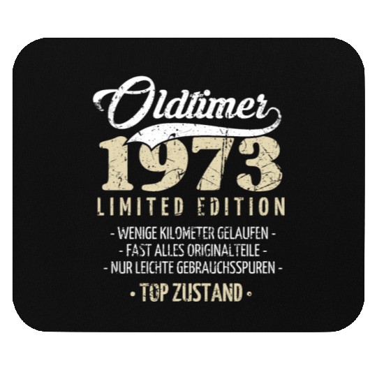 50th Birthday Vintage 1973 Mouse Pads