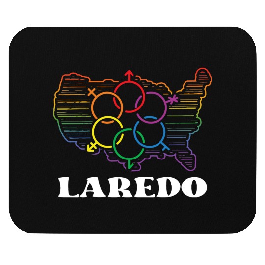 Laredo Pride Month Pride Flag LGBT Community LGBTQ Mouse Pads